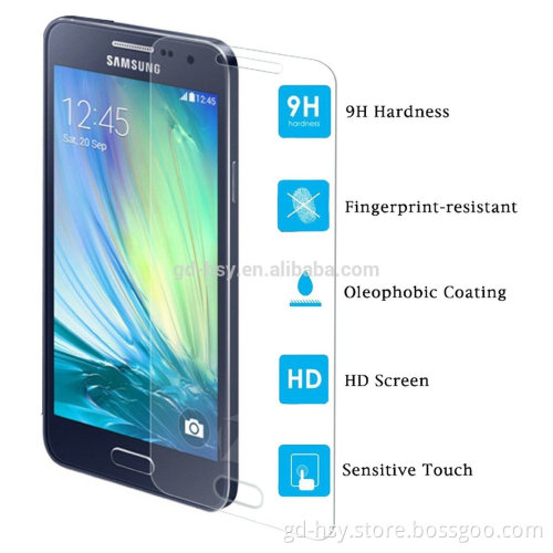 HUYSHE Mobile Phone for Samsung Galaxy A3 Tempered Glass Screen Protective Film
